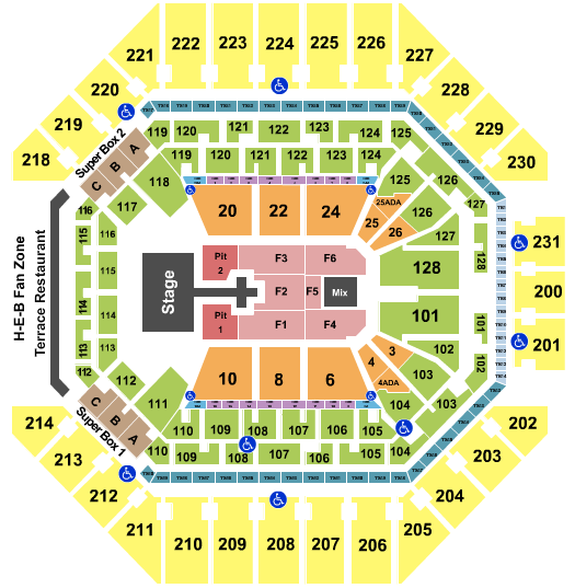 Frost Bank Center Phil Wickham Seating Chart